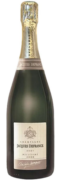 CHAMPAGNE JACQUES DEFRANCE BRUT MILLESIME 2008